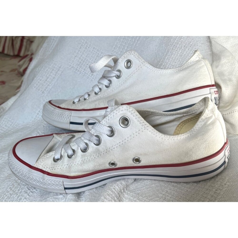 Converse All Star White Sneakers Chuck Casual Shoes Grunge Womens Unisex 5/7 - Picture 5 of 11